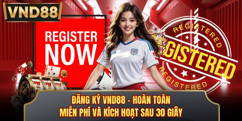 Đăng Ký VND88 - Hoàn Toàn Miễn Phí Và Kích Hoạt Sau 30 Giây