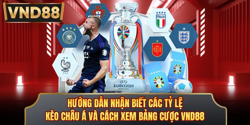 Hướng dẫn nhận biết các tỷ lệ kèo châu Á và cách xem bảng cược VND88 