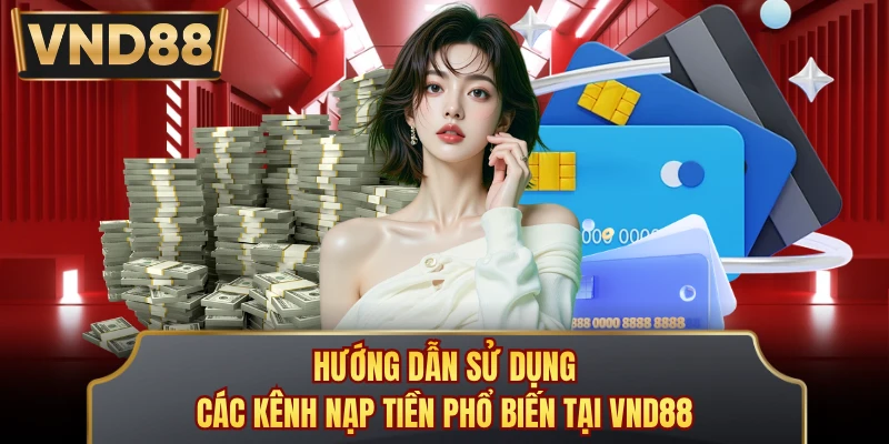 Hướng dẫn sử dụng các kênh nạp tiền phổ biến tại VND88
