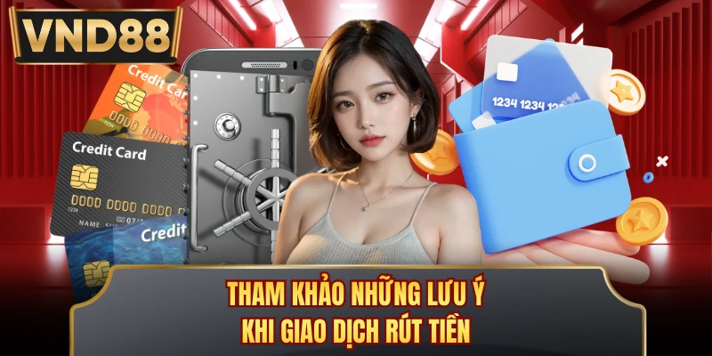 Tham khảo những lưu ý khi giao dịch rút tiền